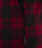 شلوار چهارخانه زرشکی - Image 3