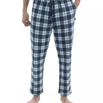 شلوار چهارخانه سبز فیروزه ای مردانه