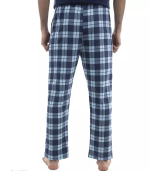 شلوار چهارخانه آبی مردانه - Image 2