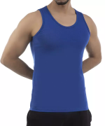 زیر پوش رکابی آبی شالی مردانه