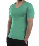 زیر پوش نیم آستین مردانه سبز سیدی