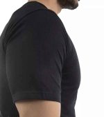 زیر پوش نیم آستین مردانه مشکی - Image 2