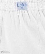 شورت مردانه پادار سفید - Image 3